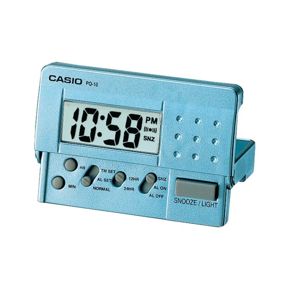 שעון מעורר קטן קסיו תכלת  CASIO PQ-10 D-2
