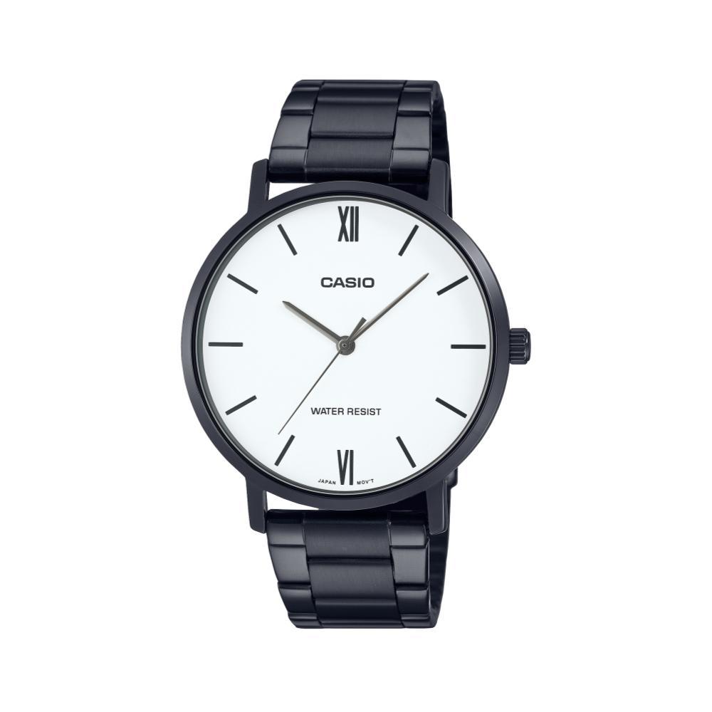 שעון יד שחור עדין ואלגנטי לגבר - קסיו CASIO MTP-VT01B-7B