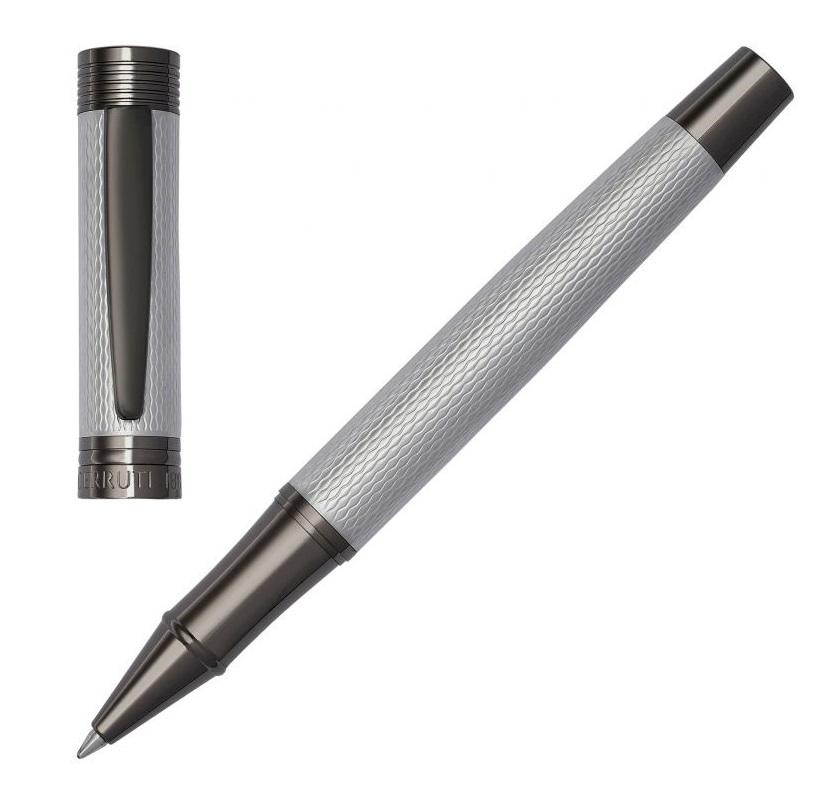 CERRUTI 1881 עט רולר כרום בגימור יהלום מסדרת ZOOM