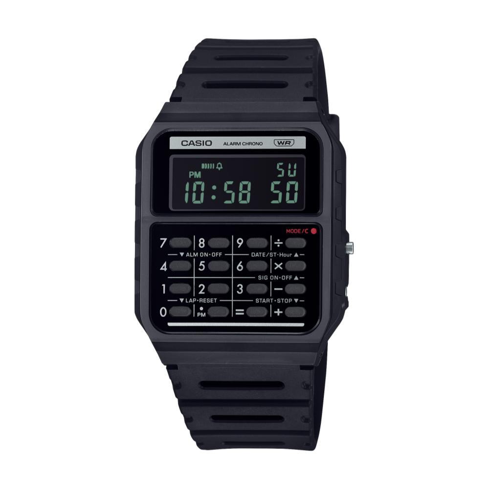 שעון יד קסיו CASIO שחור רטרו עם מחשבון  CA-53WB-1B