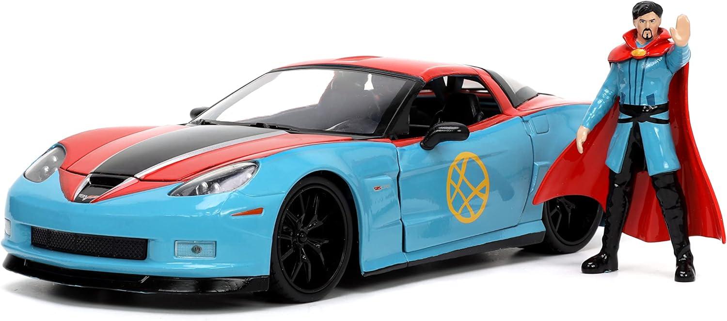 דגם מכונית שברולט קורבט Z06 דוקטור סטריינג' Jada Toys