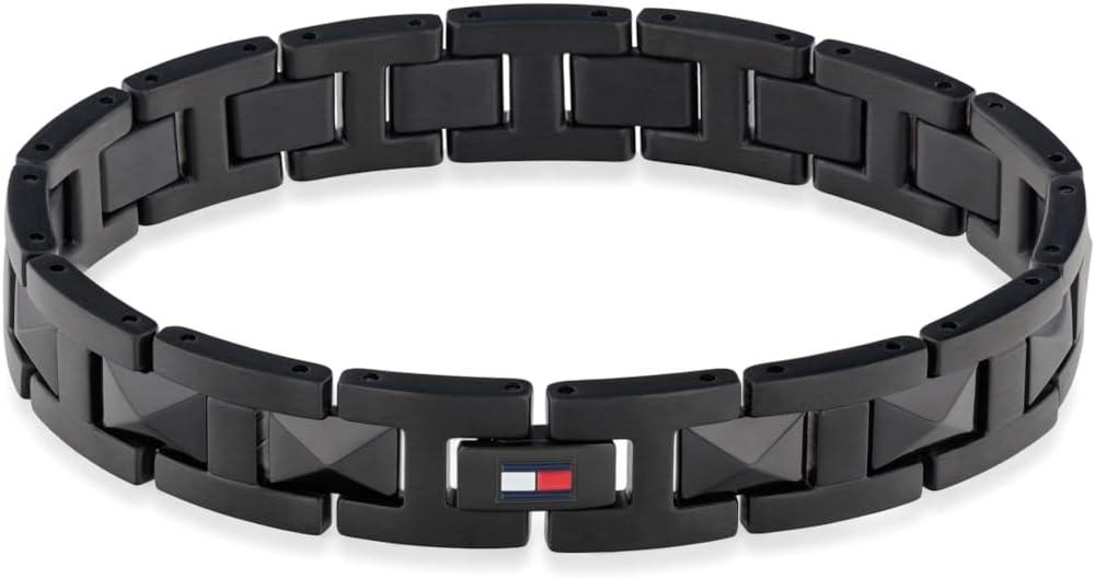 צמיד חוליות מתכתי מושחר Black Steel Link טומי הילפיגר