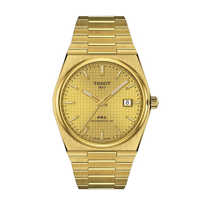 שעון יד טיסו PRX Powermatic אוטמטי זהב TISSOT