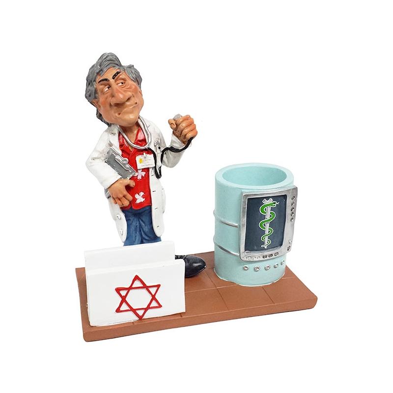 מחזיק עטים וכרטיסי ביקור "הדוקטור"