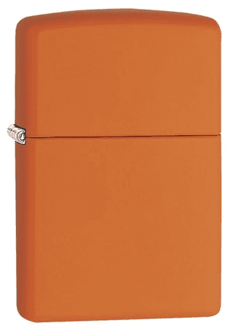 זיפו כתום מט קלאסי - Classic Orange Matte Zippo