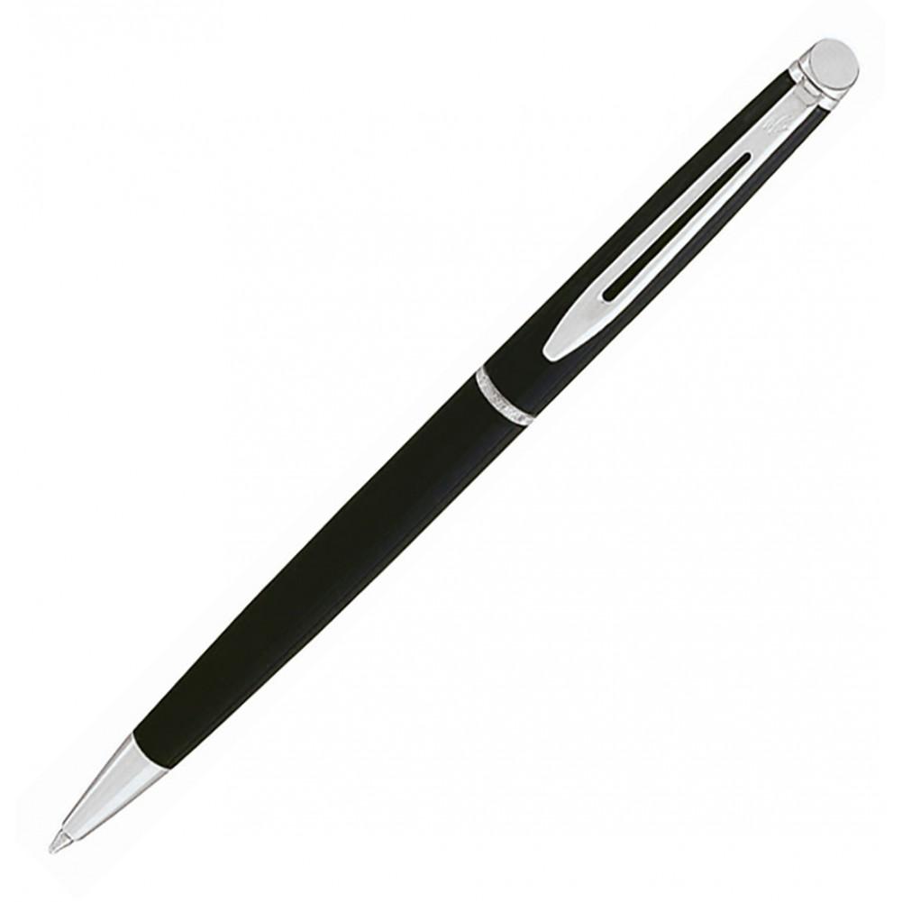 עט כדורי ווטרמן המישפר Waterman Hemisphere שחור מט / קליפס כסף