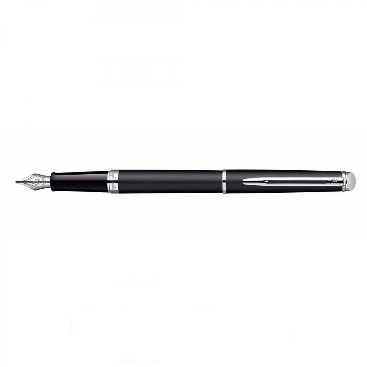 עט נובע ווטרמן המישפר Waterman Hemisphere שחור מט עם כסף
