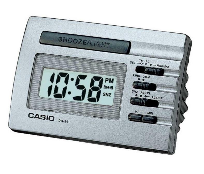 שעון מעורר CASIO קסיו 8-DQ-541D אפור בהיר
