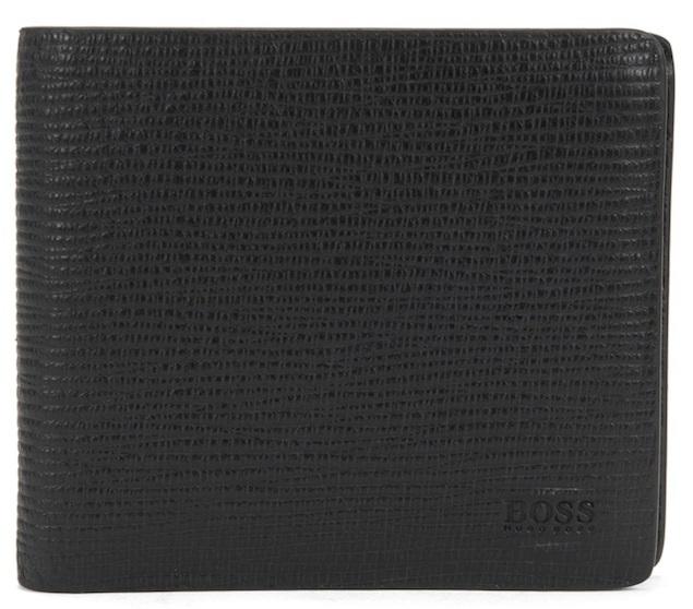ארנק הוגו בוס HUGO BOSS מסדרת Timeless מעור שחור