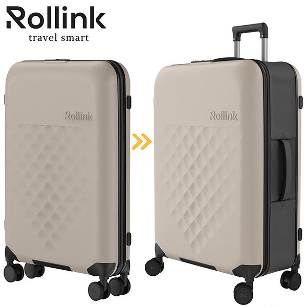 מזוודה מתקפלת גדולה ("29) רולינק FLEX 360 SPINNER באפור