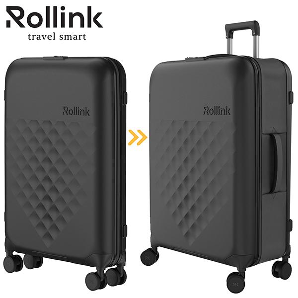 מזוודה מתקפלת גדולה ("29) רולינק FLEX 360 SPINNER בשחור