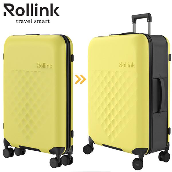 מזוודה מתקפלת גדולה ("29) רולינק FLEX 360 SPINNER בצהוב