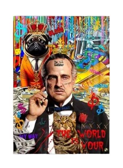 פוסטר מתכת ייחודי "Don Corleone"