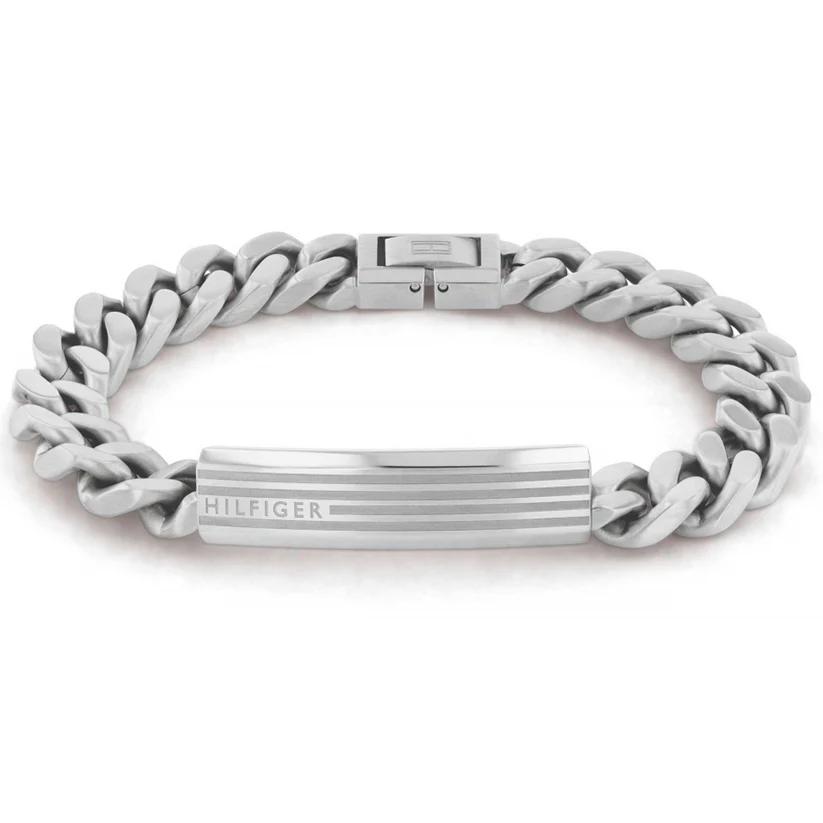 צמיד טומי הילפיגר ID BRACELET כסוף לגברים