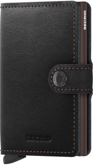 ארנק עור סקריד Secrid Miniwallet שחור חום