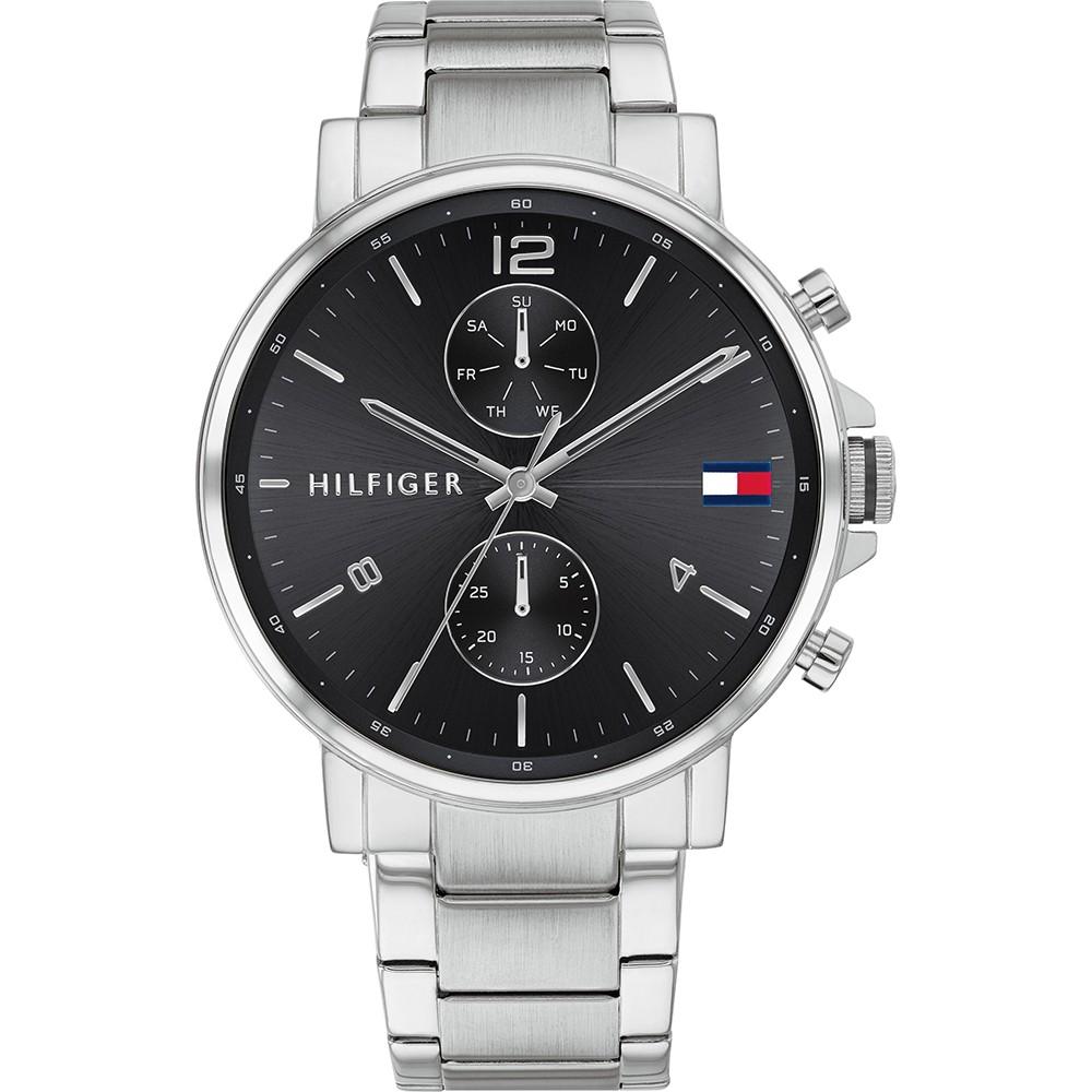 שעון יד טומי הילפיגר שחור כסוף TOMMY HILFIGER