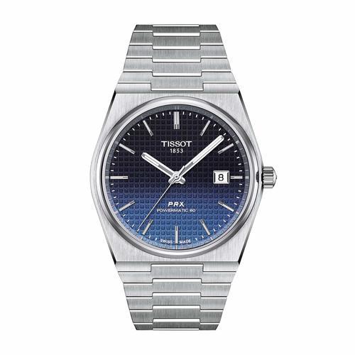 שעון יד טיסו TISSOT PRX Powermatic 80 Gradient כחול