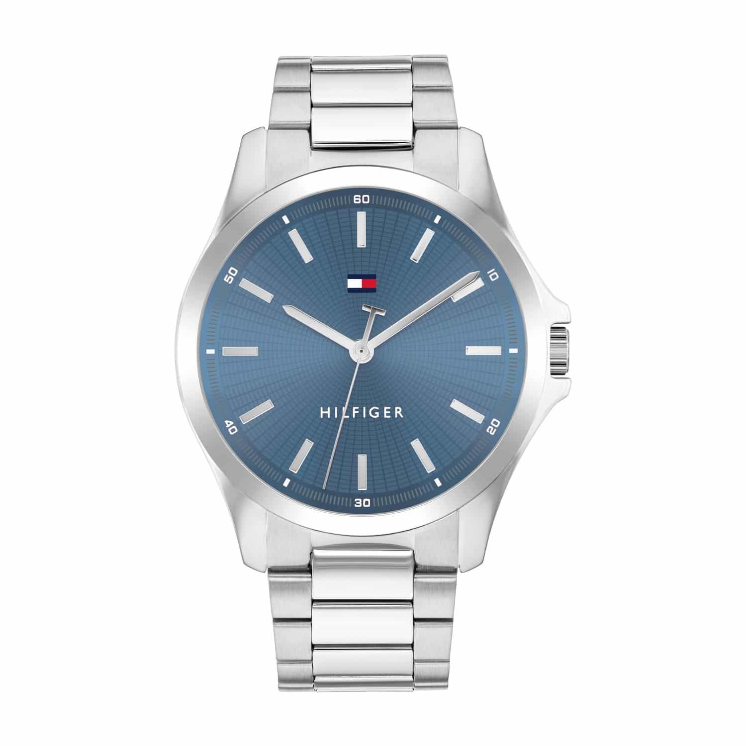 שעון יד טומי הילפיגר Tommy Hilfiger Bruce כחול צמיד פלדת אל־חלד