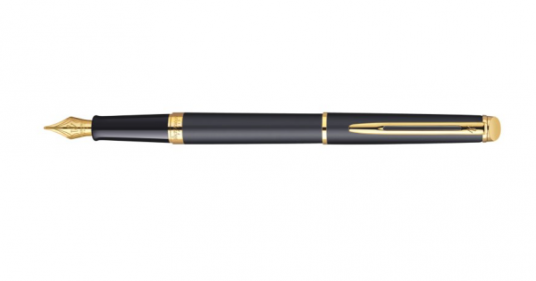 עט נובע ווטרמן המישפר Waterman Hemisphere שחור מט עם זהב
