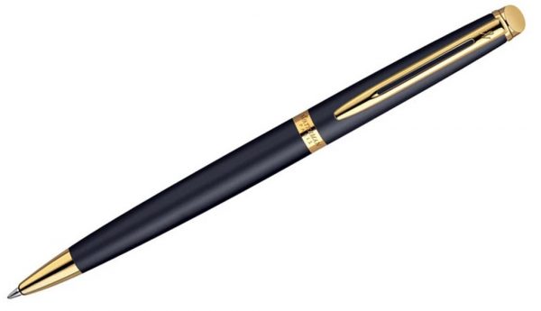עט כדורי ווטרמן המישפר Waterman Hemisphere שחור מט / קליפס זהב
