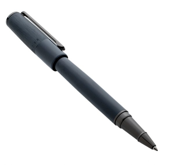 Hugo Boss עט רולר גיר מינימל Gear Minimal בכחול כהה עמוק