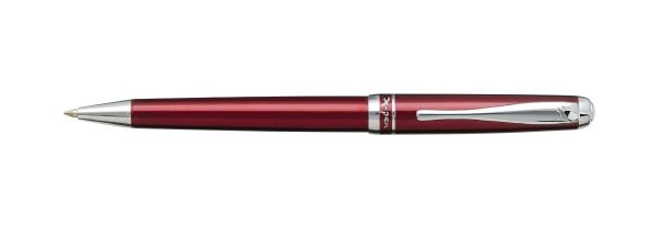 עט כדורי נובו Novo מבית X-Pen אדום וקליפס כרום כסוף