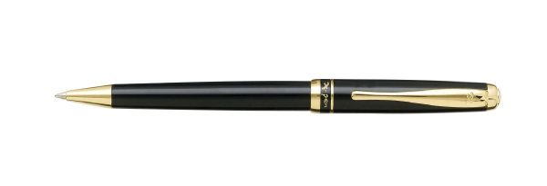 עט כדורי נובו Novo מבית X-Pen שחור וקליפס זהב