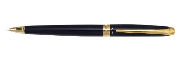 עט כדורי רגטה Regatta מבית X-Pen בגימור לקה שחורה וזהב