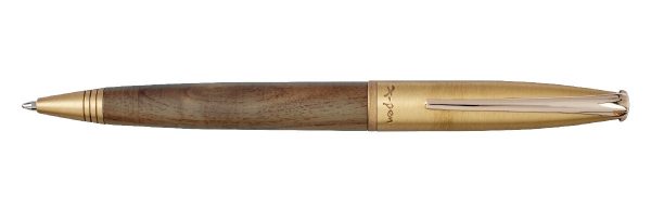 עט כדורי טימבר Timber מבית X-Pen בגימור עץ וזהב