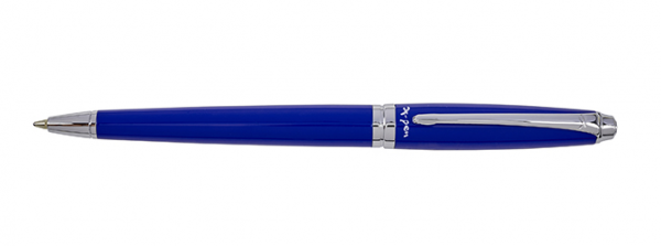 עט כדורי רגטה Regatta מבית X-Pen בגימור כחול וכרום מבריק