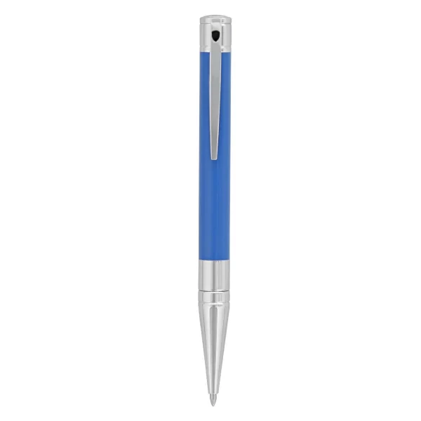 עט כדורי דופון S.T. Dupont כחול כסוף D-INITIAL
