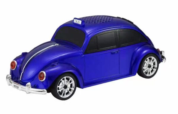 רמקול בלוטות' בעיצוב מכונית קלאסית (כולל רדיו) - כחול