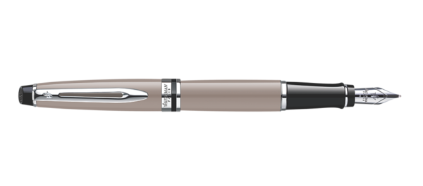 עט נובע ווטרמן Waterman אקספרט 3 חום בהיר וכסוף